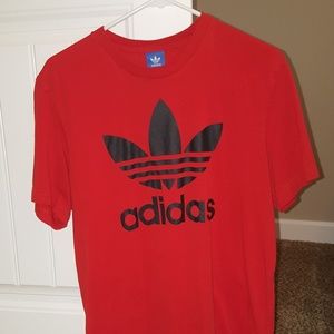 Red Adidas shirt